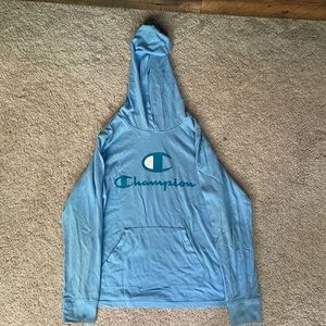 Blue champions kids hoodie